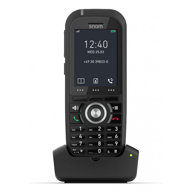 Snom M70 DECT telephone handset Caller ID Black