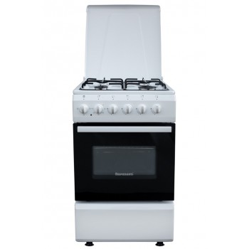 Ravanson KWGE-K50N cooker Freestanding cooker Gas White A