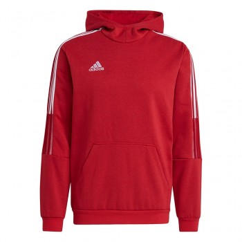 adidas Tiro 21 Men's Sweat Hoody Red GM7353