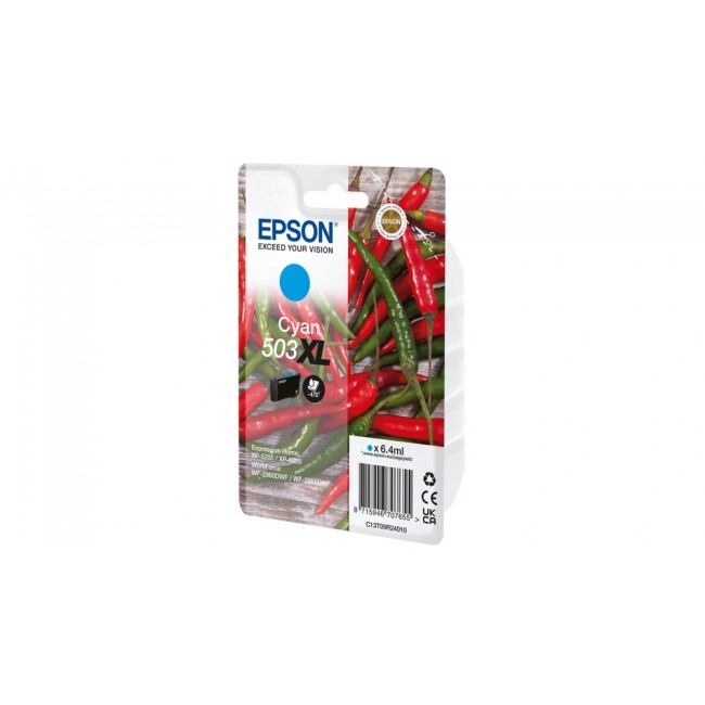 Epson 503XL ink cartridge 1 pc(s) Original High (XL) Yield Cyan Epson 503XL ink cartridge 1 pc(s) Original High (XL) Yield Cyan