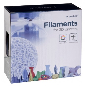 Gembird 3DP-PLA1.75-01-BK 3D printing material Polylactic acid (PLA) Black 1 kg