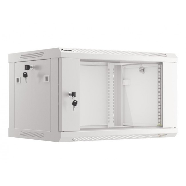 Lanberg WF01-6406-10S rack cabinet 6U Wall mounted rack Grey