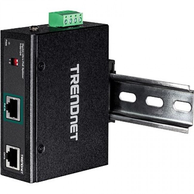 Trendnet TI-SG104 network splitter Power over Ethernet (PoE) Black Trendnet TI-SG104 network splitter Power over Ethernet (PoE) Black