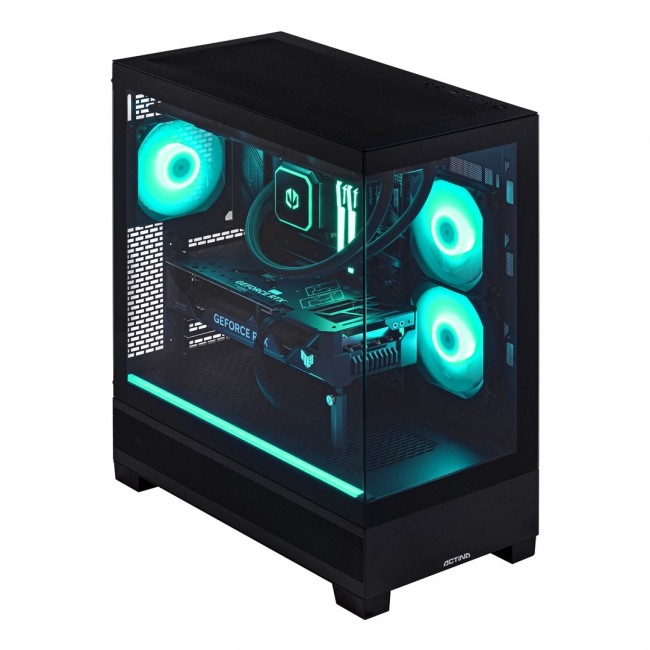 Actina 5901443443636 PC AMD Ryzen 9 9950X3D2 64 GB DDR5-SDRAM 2 TB SSD NVIDIA GeForce RTX 5090 Windows 11 Pro Midi Tower Black