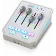 TC Helicon GO XLR Mini-WH Mikser / sampler do streamingu bia y TC Helicon GO XLR Mini-WH Mikser / sampler do streamingu bia y