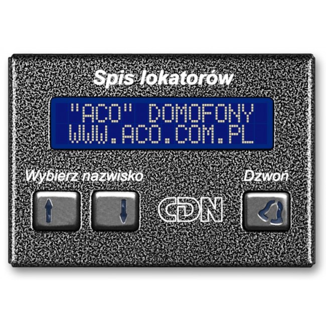 ACO CDN-230E GR Electronic Tenant Inventory graphite