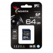 ADATA ASDX64GUI3V30S-R memory card 64 GB SDXC UHS-I Class 10 ADATA ASDX64GUI3V30S-R memory card 64 GB SDXC UHS-I Class 10