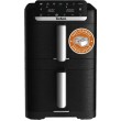 Tefal Easy Fry EY7568 Double 10 L Stand-alone 2700 W Hot air fryer Black