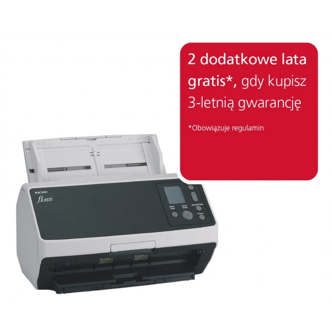 Ricoh fi-8170 ADF + Manual feed scanner 600 x 600 DPI A4 Black, Grey
