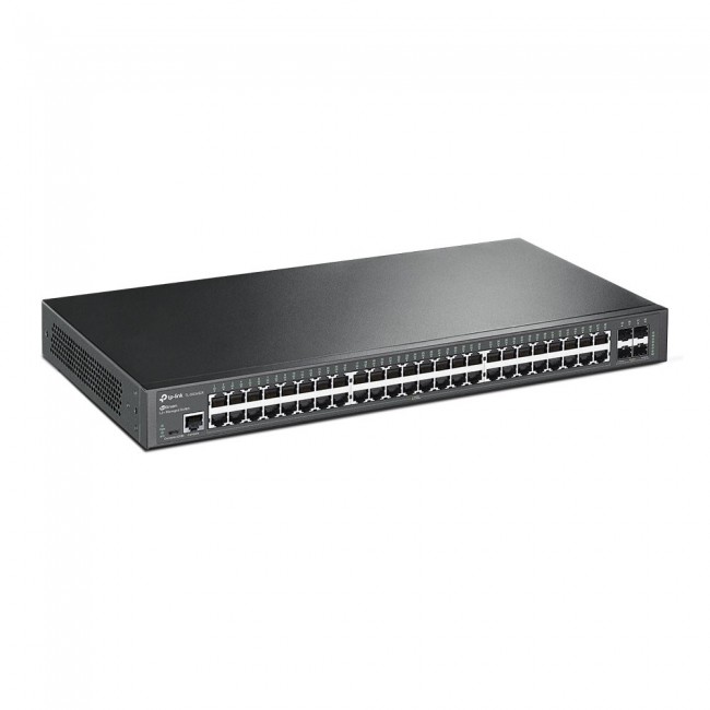 TP-Link JetStream 48-Port Gigabit L2+ Managed Switch with 4 10GE SFP+ Slots TP-Link JetStream 48-Port Gigabit L2+ Managed Switch with 4 10GE SFP+ Slots