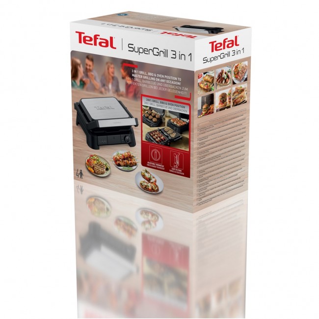Tefal SuperGrill 3-in-1 GC510DE0 contact grill