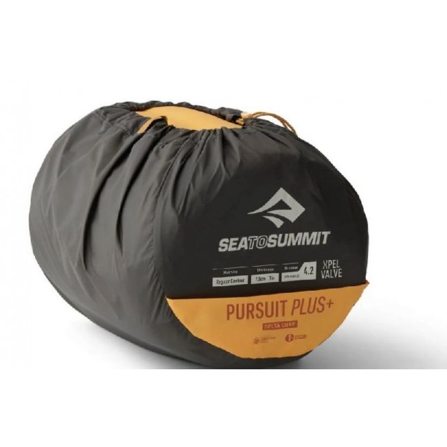 Sea To Summit Pursuit Plus self-inflating - large - sleeping mat, yellow