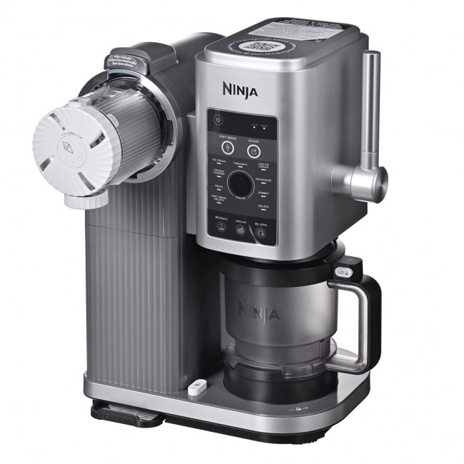 Ninja CREAMi Soft serve ice cream maker 0.47 L 800 W Grey, Silver