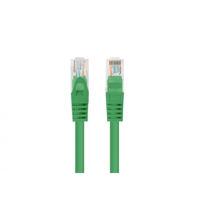 Fluke Passed Lanberg patchcord cat.6 UTP 1m green 10-pack