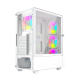 Gembird Fornax 4000W ARGB gaming ATX computer case, Midi Tower, backlight, White
