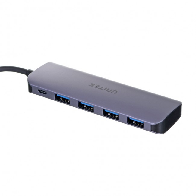 UNITEK H1107A interface hub USB 3.2 Gen 1 (3.1 Gen 1) Type-A 5000 Mbit/s Grey UNITEK H1107A interface hub USB 3.2 Gen 1 (3.1 Gen 1) Type-A 5000 Mbit/s Grey