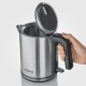 Severin WK 3489 electric kettle 1 L 2400 W Black, Silver