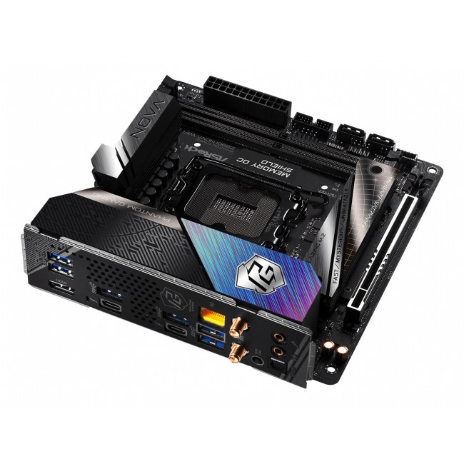 Asrock Phantom Gaming Z890I Nova WiFi Intel Z890 LGA 1851 (Socket V1) mini ITX Asrock Phantom Gaming Z890I Nova WiFi Intel Z890 LGA 1851 (Socket V1) mini ITX