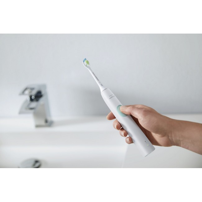 Philips Sonicare ProtectiveClean 4300 HX6807/35 2-pack sonic electric toothbrushes with chargers Philips Sonicare ProtectiveClean 4300 HX6807/35 2-pack sonic electric toothbrushes with chargers
