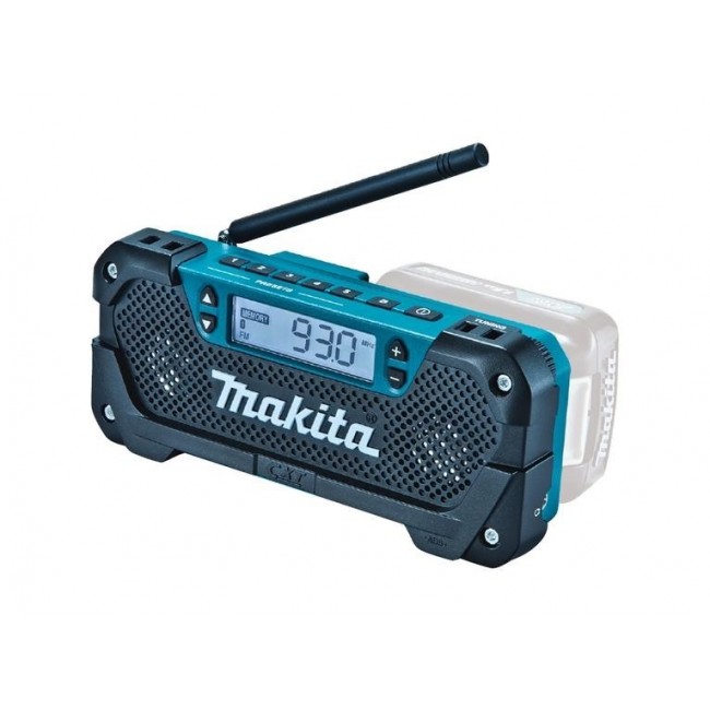 Makita MR052 radio Worksite Analog & digital Black, Blue Makita MR052 radio Worksite Analog & digital Black, Blue