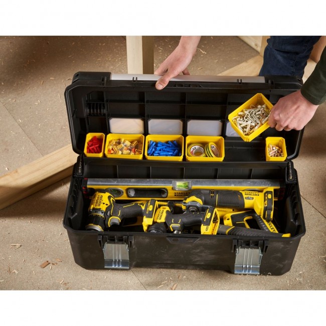 Stanley FMST1-75791 small parts/tool box Metal, Plastic Black Stanley FMST1-75791 small parts/tool box Metal, Plastic Black