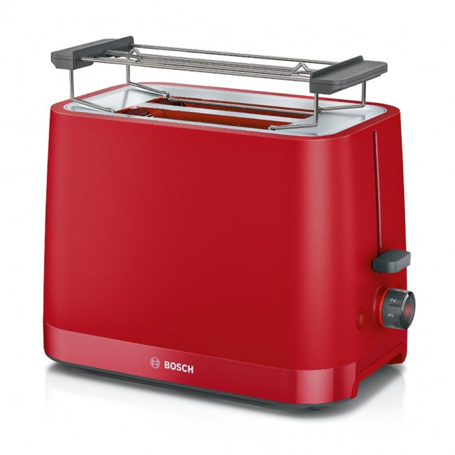 Bosch TAT3M124 toaster 2 slice(s) 950 W Red