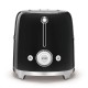 Smeg TSF02BLEU Toaster, 4 slice, black, metal body Smeg TSF02BLEU Toaster, 4 slice, black, metal body