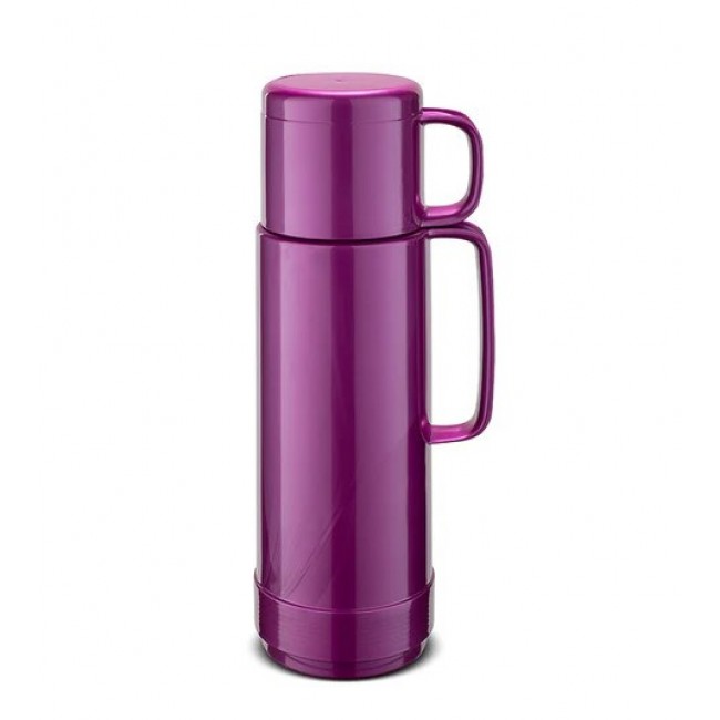 ROTPUNKT Glass thermos, capacity 0.750 l, shiny grape (bishop's purple)