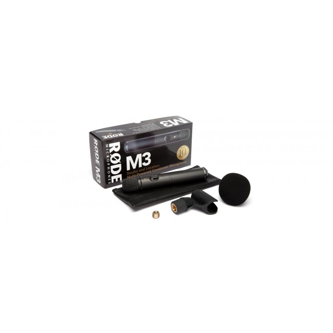 R DE M3 microphone Black Stage/performance microphone