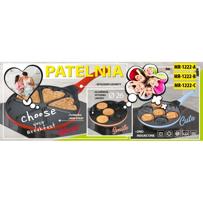 26cm SMILE pancake pan MR-1222-B MAESTRO