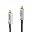 FiberX FX-I600-015 USB cable USB 3.2 Gen 1 (3.1 Gen 1) 15 m USB C 10 Gbit/s 4.5 W Black, Silver