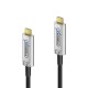 FiberX FX-I600-015 USB cable USB 3.2 Gen 1 (3.1 Gen 1) 15 m USB C 10 Gbit/s 4.5 W Black, Silver