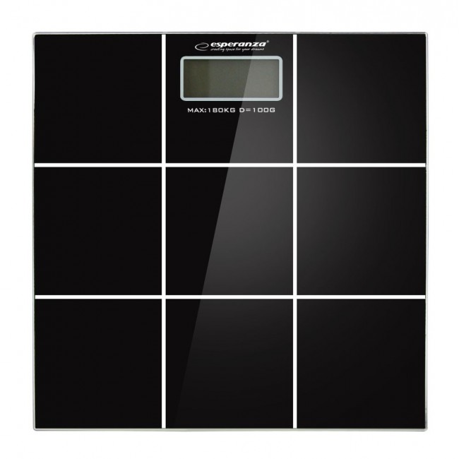 Esperanza EBS004 personal scale Rectangle Black Electronic personal scale