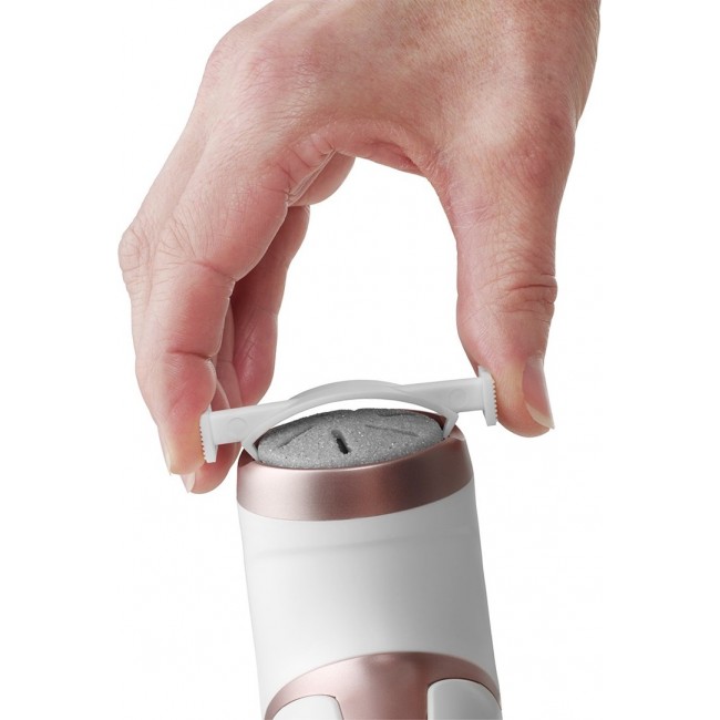 Concept PN3000 foot care appliance Foot pumice Rose gold, White