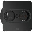 Bachmann 946.105 socket-outlet Type F + USB A + USB C Stainless steel