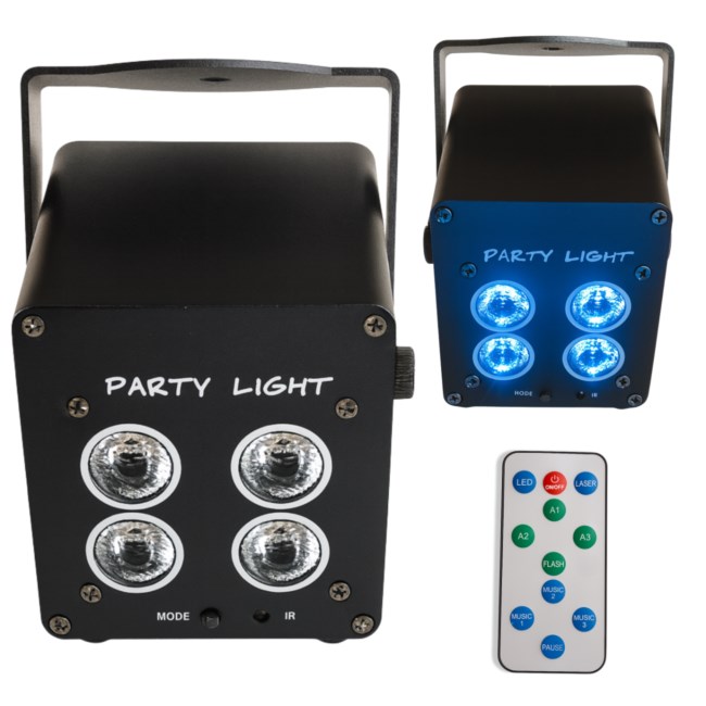 LIGHT4ME ACCU PAR 4x3W reflektor akumulatorowy 360