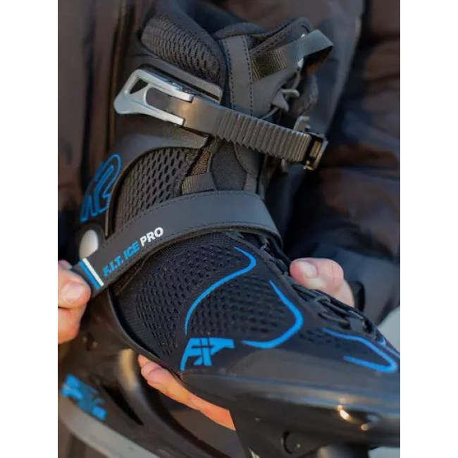 Men's skates K2 F.I.T. ICE PRO black/blue 40.5 Men's skates K2 F.I.T. ICE PRO black/blue 40.5