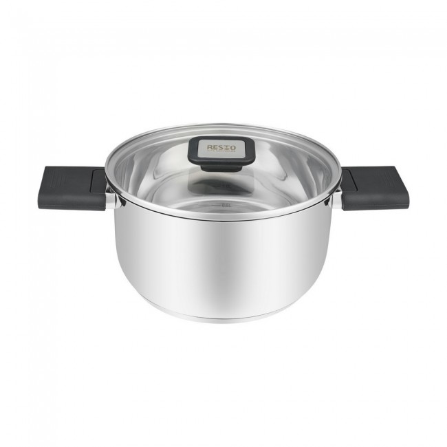 Resto Kitchenware Anser 2.5 L Round Black, Stainless steel Resto Kitchenware Anser 2.5 L Round Black, Stainless steel