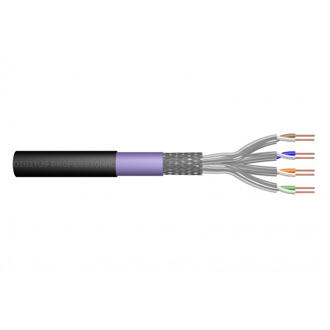 Digitus Cat.7 S/FTP burial installation cable, 100 m, simplex, PE Digitus Cat.7 S/FTP burial installation cable, 100 m, simplex, PE
