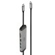 Lindy DST-Micro 140, USB-C Laptop Micro Docking Station with 4K Support and 1.4m 60W Charging Cable Lindy DST-Micro 140, USB-C Laptop Micro Docking Station with 4K Support and 1.4m 60W Charging Cable