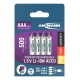 Ansmann 1311-0028 household battery Rechargeable battery AAA Lithium-Ion (Li-Ion) Ansmann 1311-0028 household battery Rechargeable battery AAA Lithium-Ion (Li-Ion)