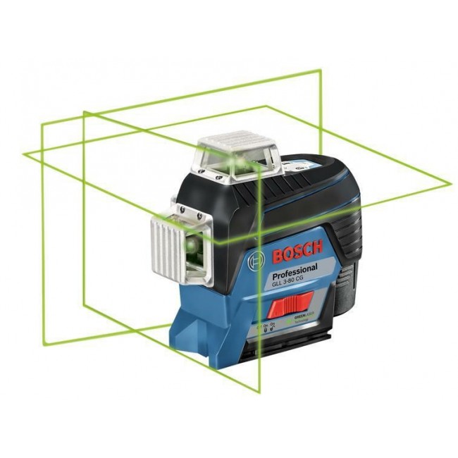 Bosch GLL 3-80 CG Professional Line level 30 m 500-540 nm ( 10 mW) Bosch GLL 3-80 CG Professional Line level 30 m 500-540 nm ( 10 mW)