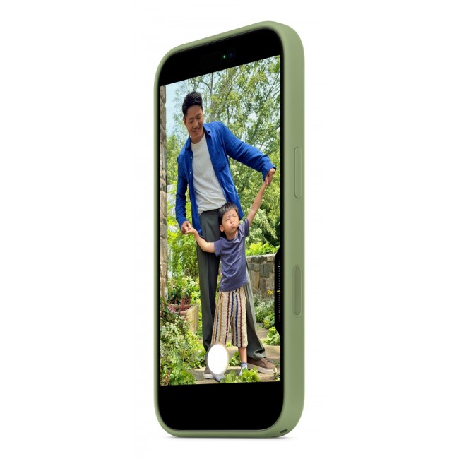 Apple iPhone 17 Silicone Case with MagSafe Light Moss Apple iPhone 17 Silicone Case with MagSafe Light Moss