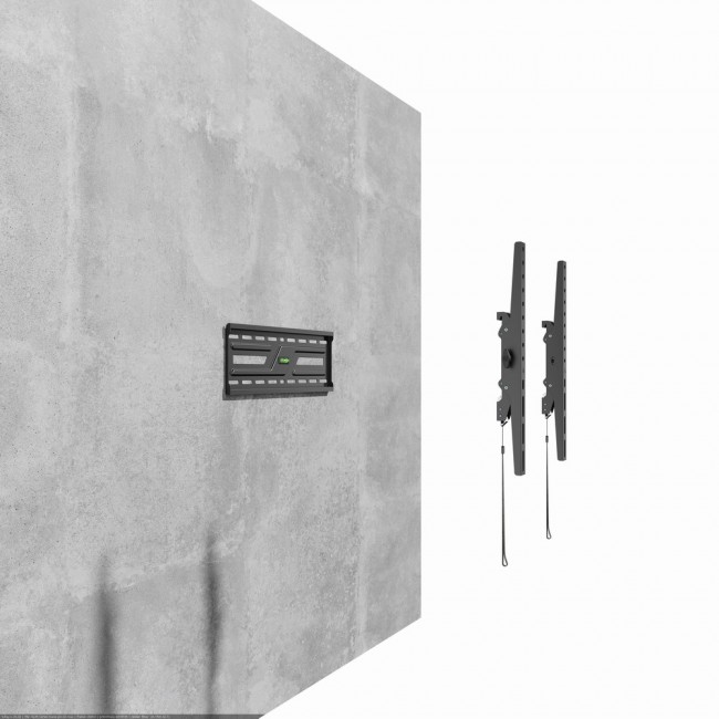 Gembird WM-75T-04 TV wall mount (tilt), 37 -75 , black