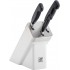 ZWILLING FOUR STAR Zestaw 3 no y w bloku samoostrzącym bia y