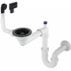 Siphon for 1-bowl granite sink - Space-Saver