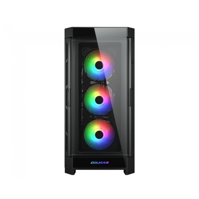 COUGAR Midi Tower Case Duoface Pro ARGB, Black