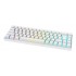 Deltaco Gaming GAM-100-W-DE keyboard USB + RF Wireless + Bluetooth QWERTZ German White