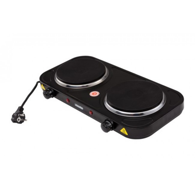 Mesko Home MS 6509 hob Black Countertop Sealed plate 2 zone(s) Mesko Home MS 6509 hob Black Countertop Sealed plate 2 zone(s)