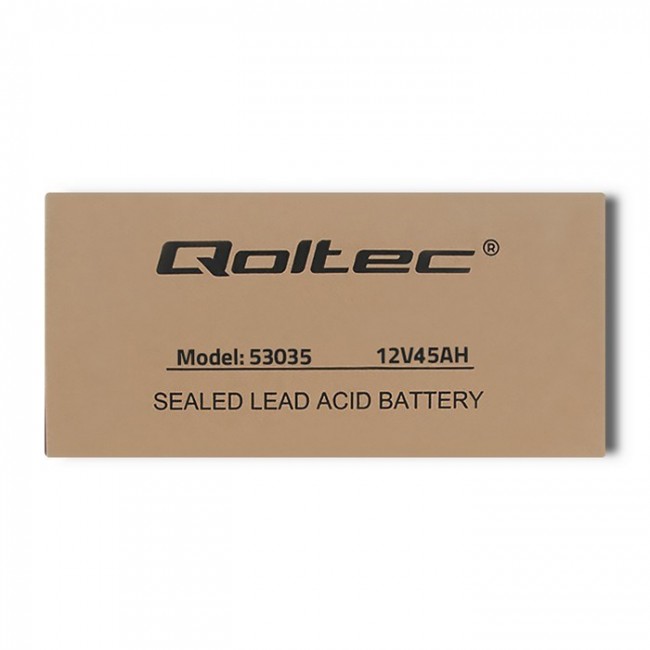 Qoltec 53035 AGM battery | 12V | 45Ah | max 540A